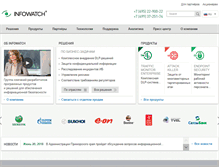 Tablet Screenshot of infowatch.ru
